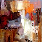 Anna Razumovskaya Canvas Paintings - Sounds of City 3